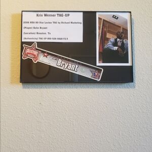 Bryant West Team Locker Tag